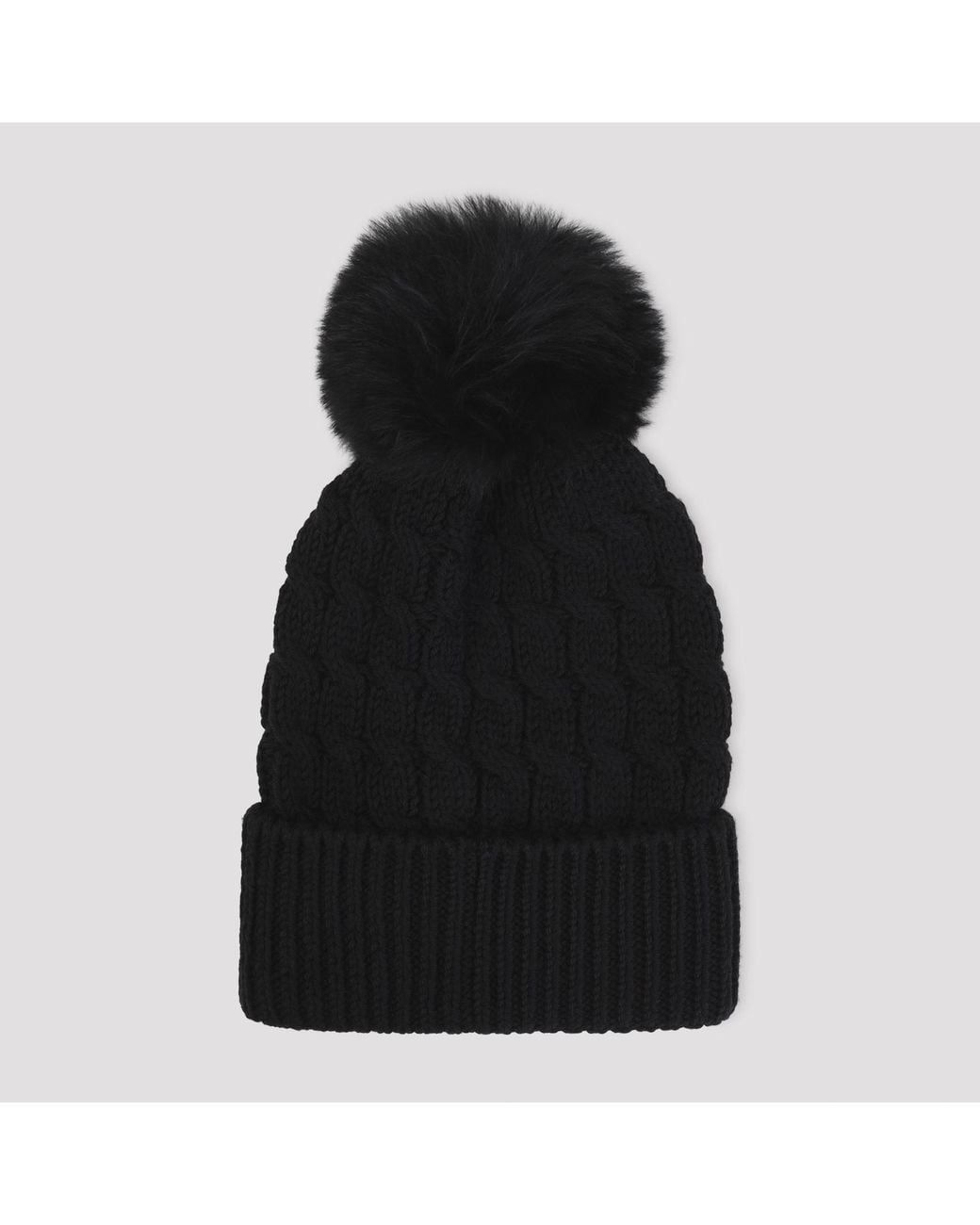 Moncler Black Wool Beanie