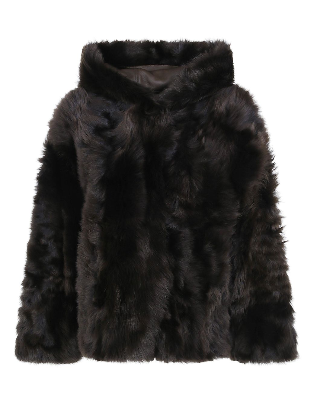 Yves Salomon Black 62 Cm Jacket