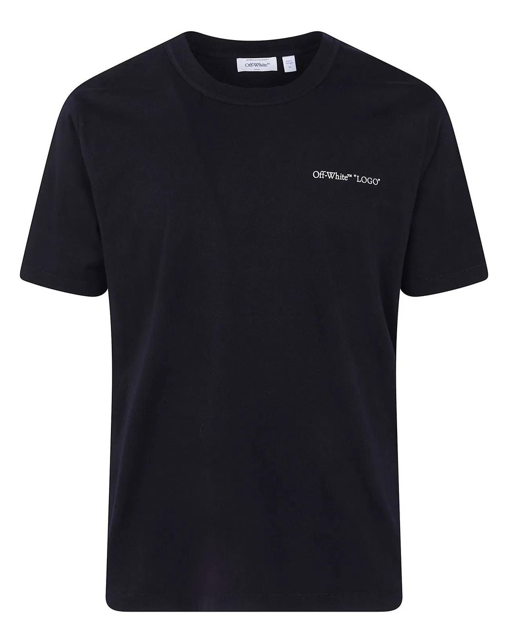 Off-White c/o Virgil Abloh Black "Logo Quote Regular" Short Sleeves Tee