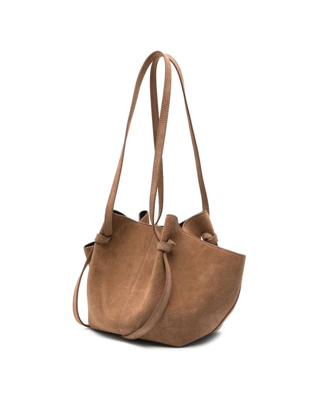 Yuzefi Natural Mochi Suede Tote Bag