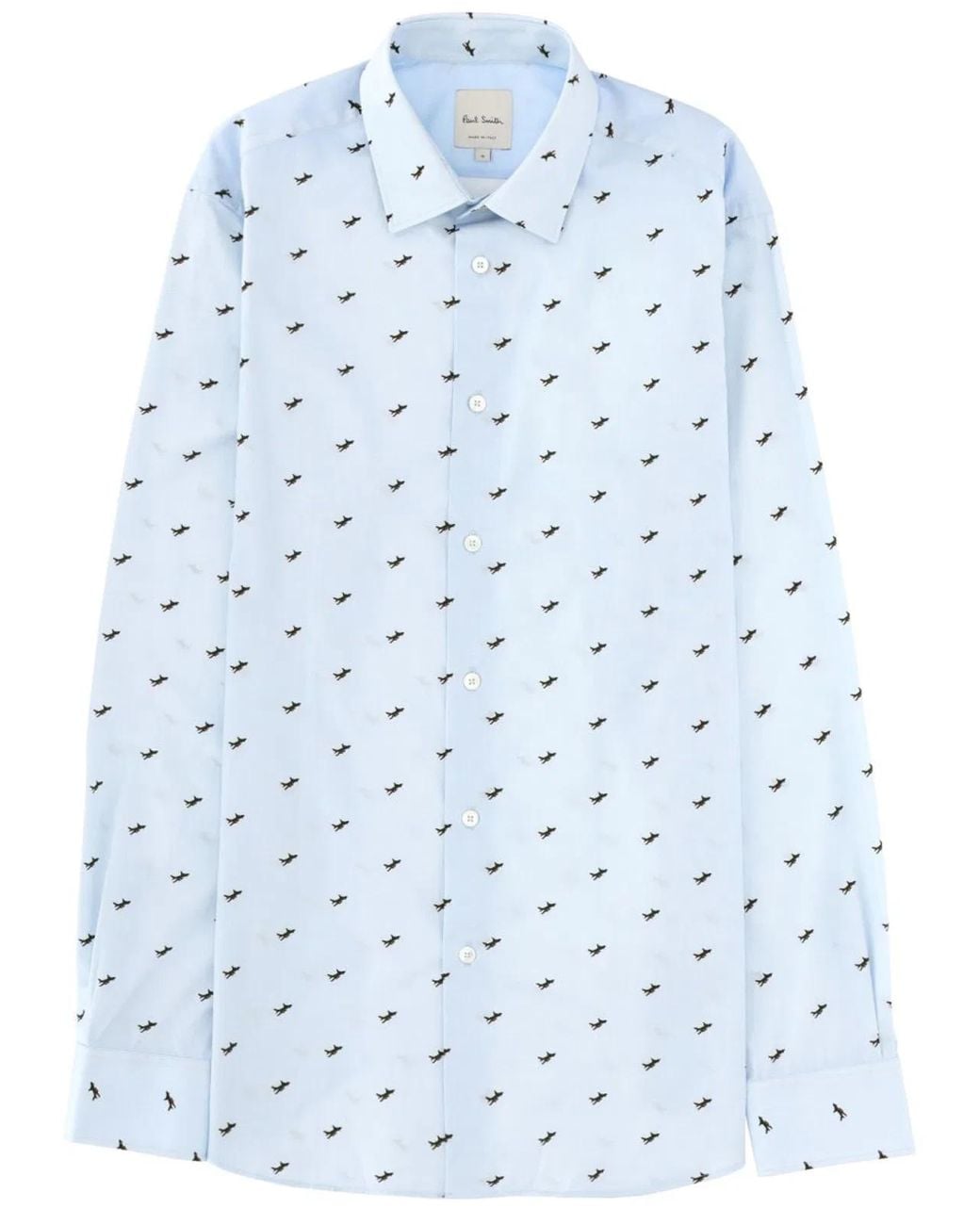 Paul Smith Blue Printed Shirt for men