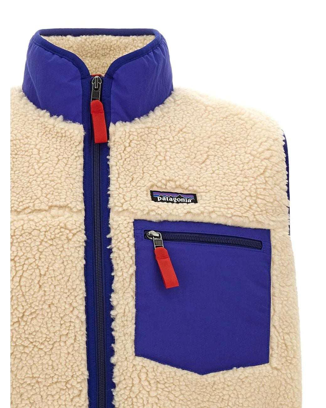 Patagonia Blue 'Retro-X' Windproof Vest for men