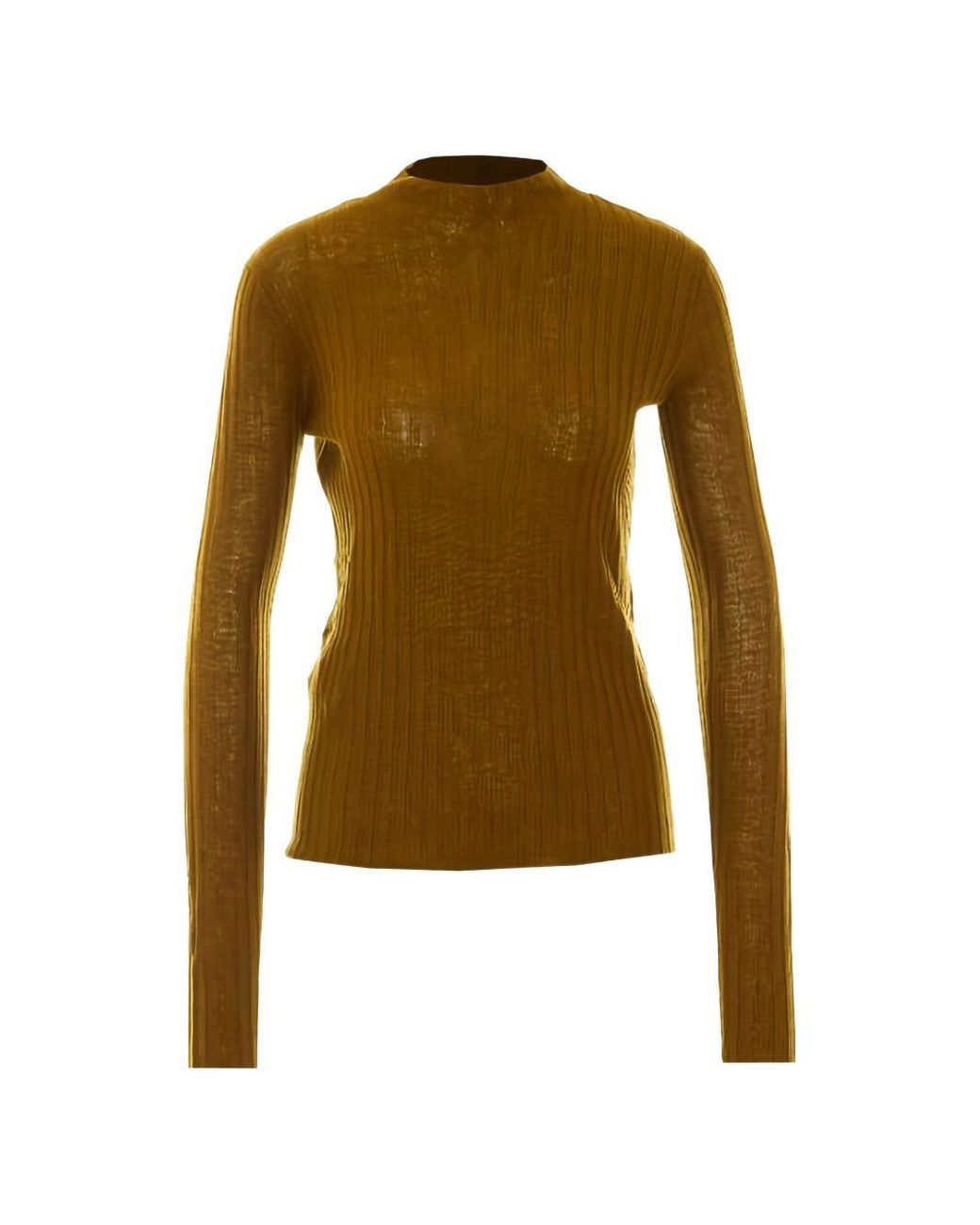 Pinko Brown Wool Sweater