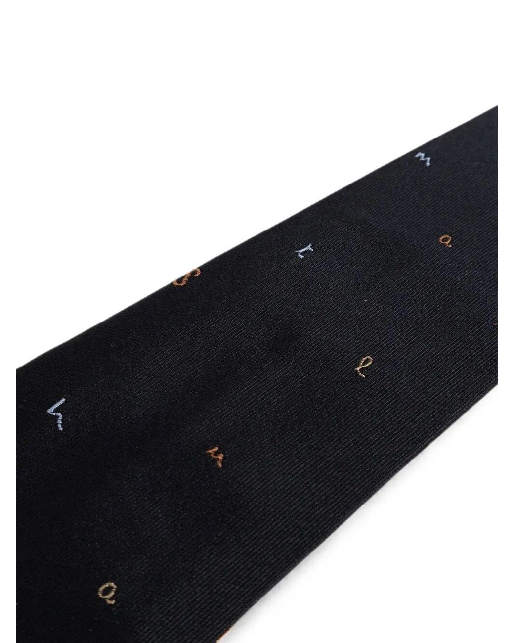 Paul Smith Blue Tie Letters 8Cm for men