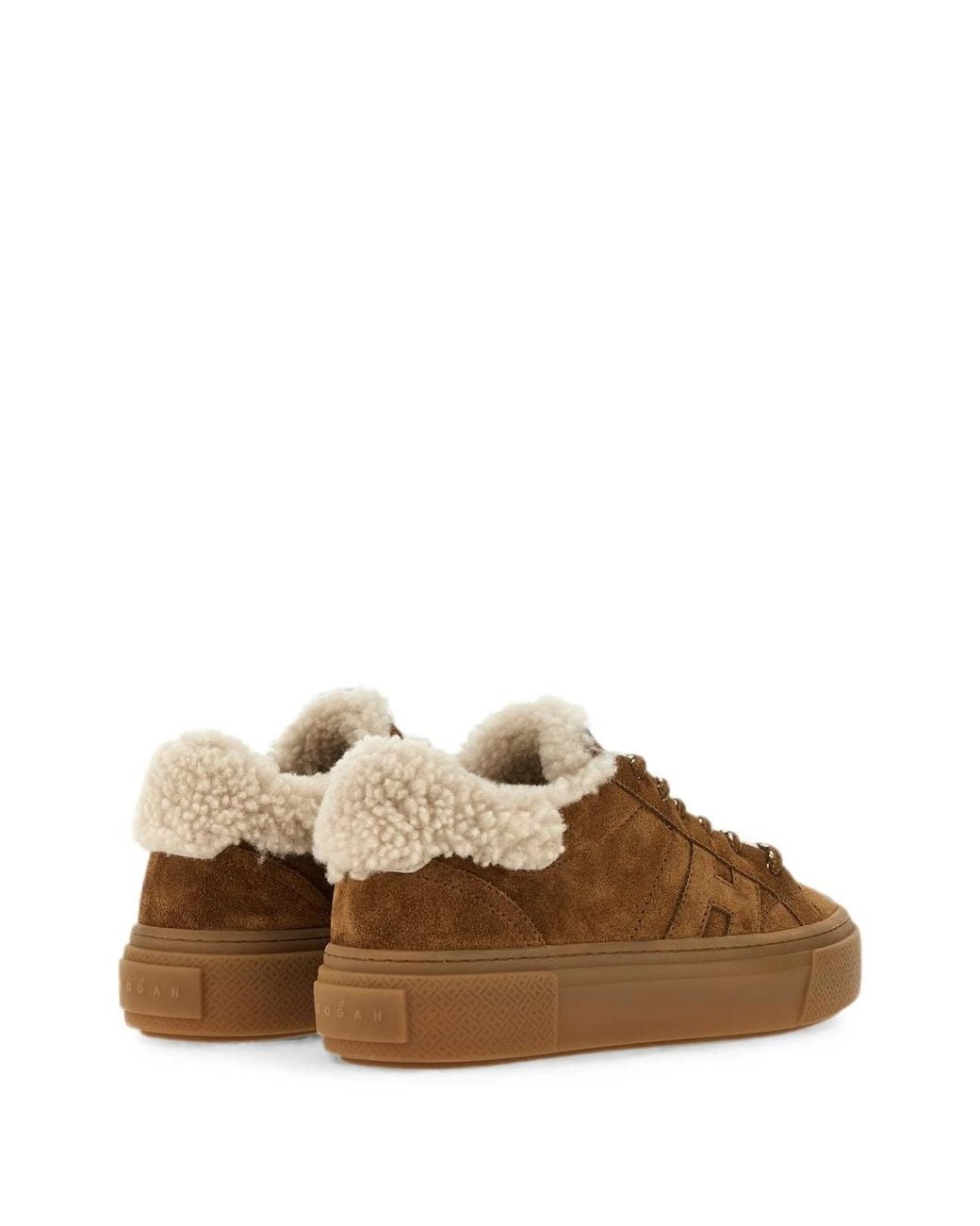 Hogan Brown Crosswind Sneakers