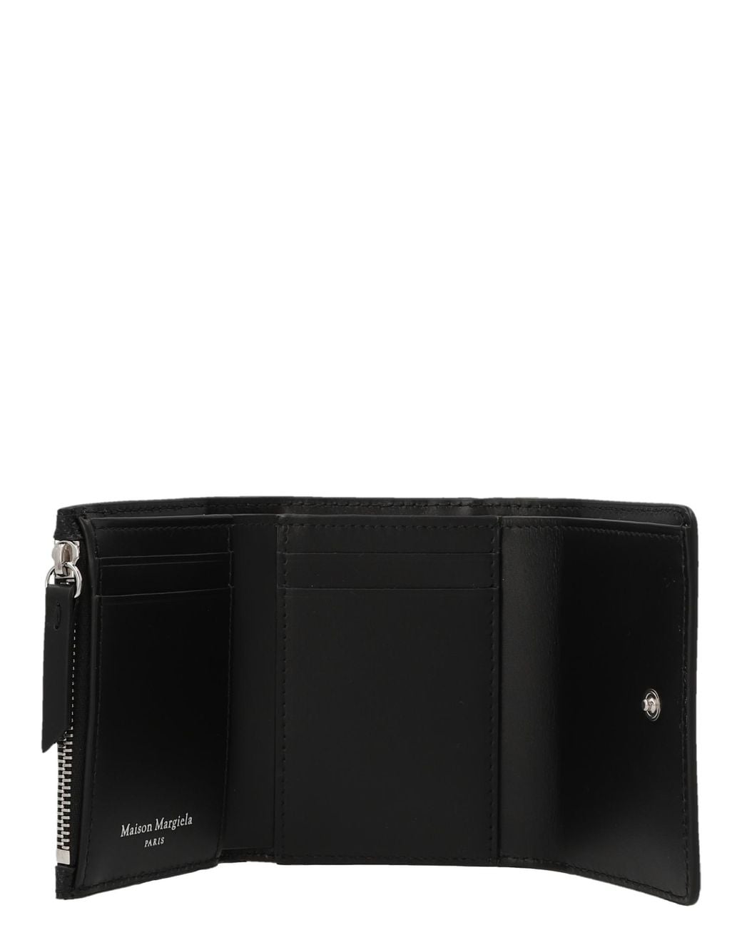 Maison Margiela Black 'Stitching' Wallet