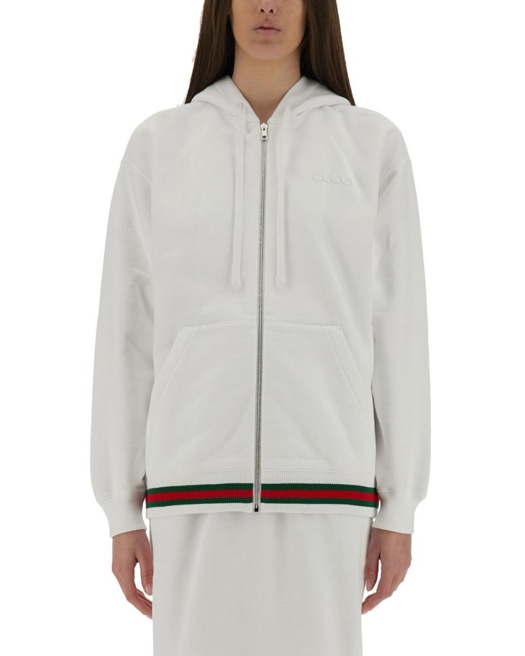 Gucci Gray Cotton Jersey Sweatshirt