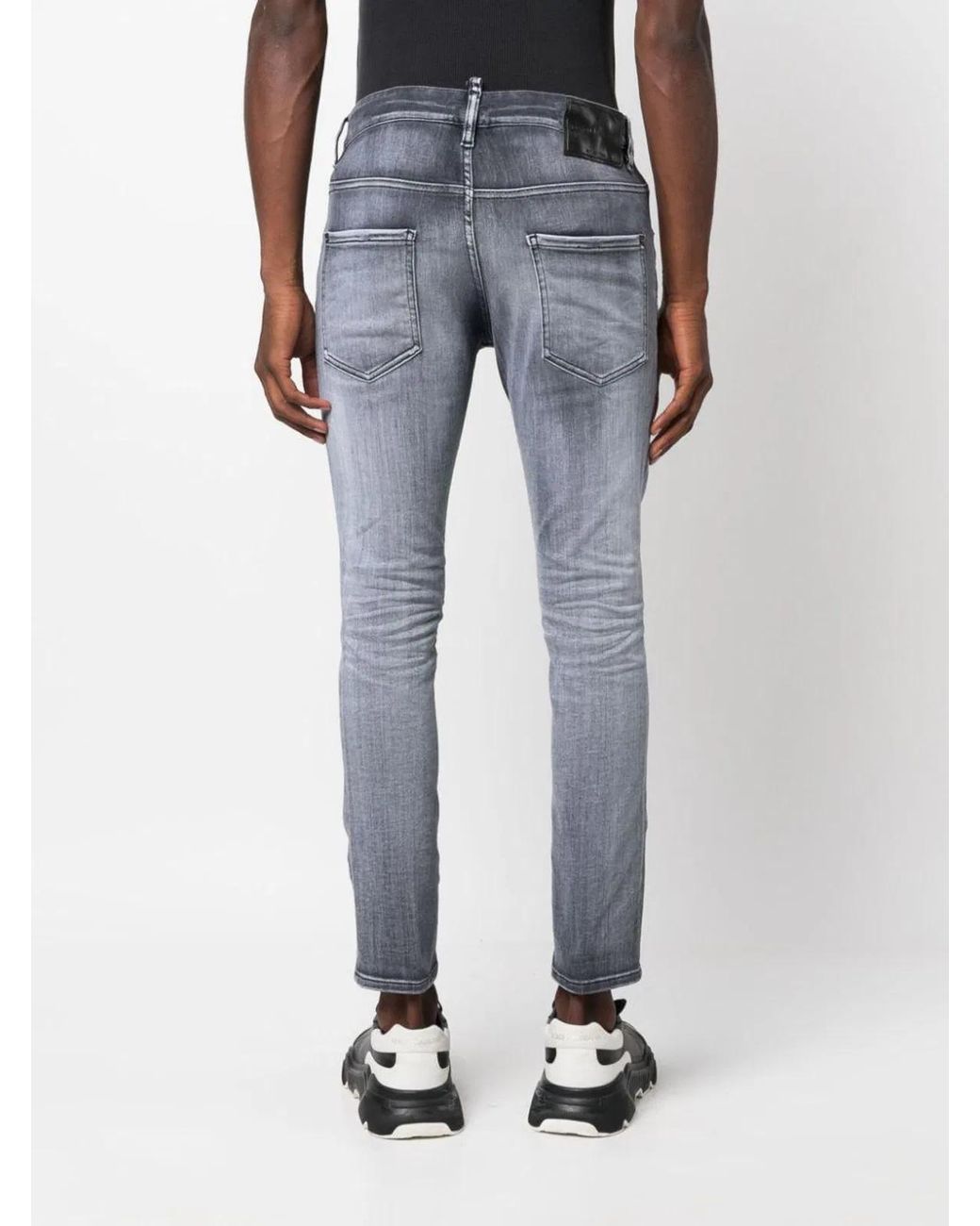 DSquared² Blue Pants 5 Pockets Skater for men