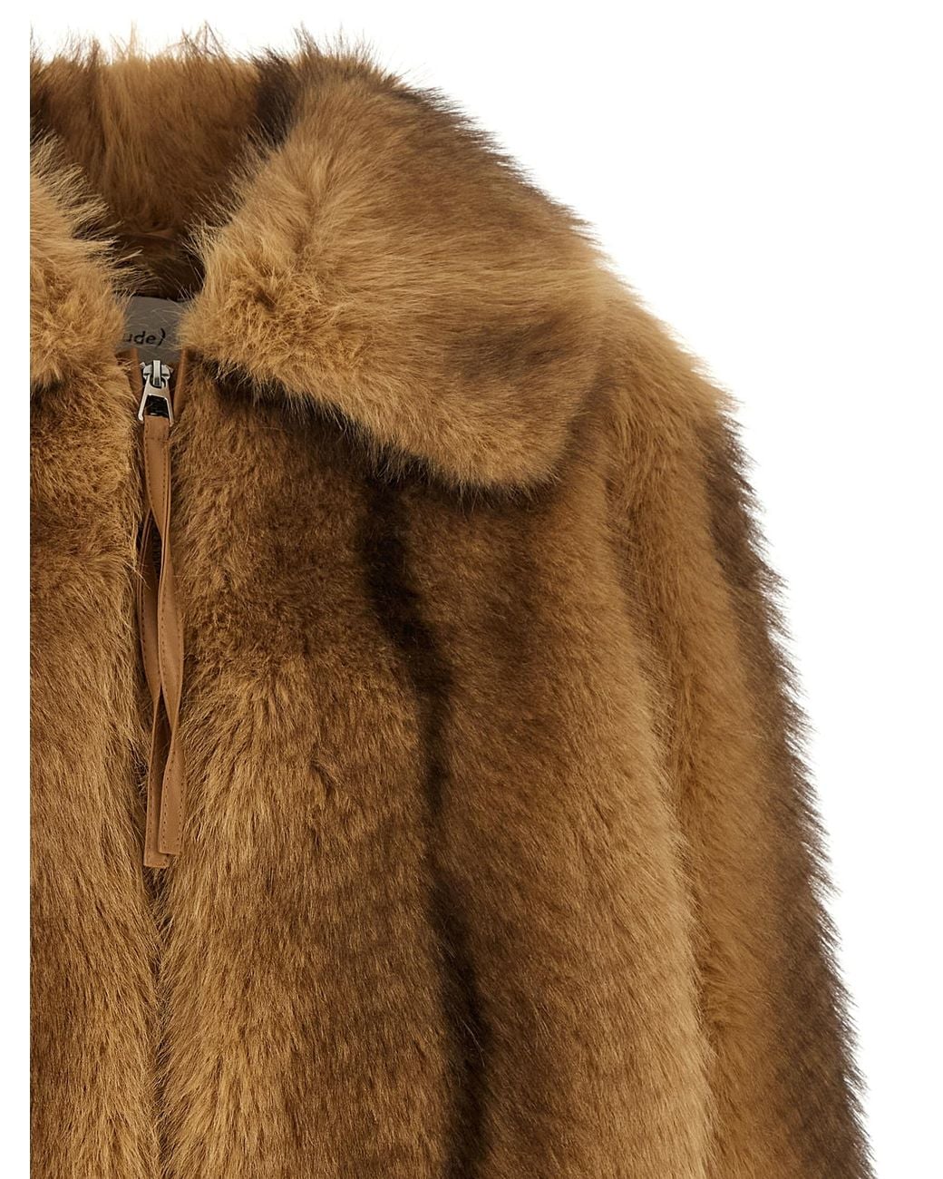 Nude Brown Eco-Fur Long Hair