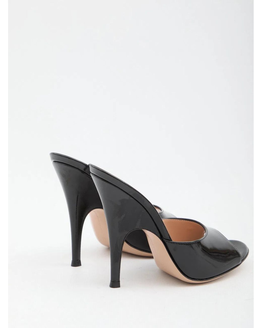 Gianvito Rossi White Sofia Mules