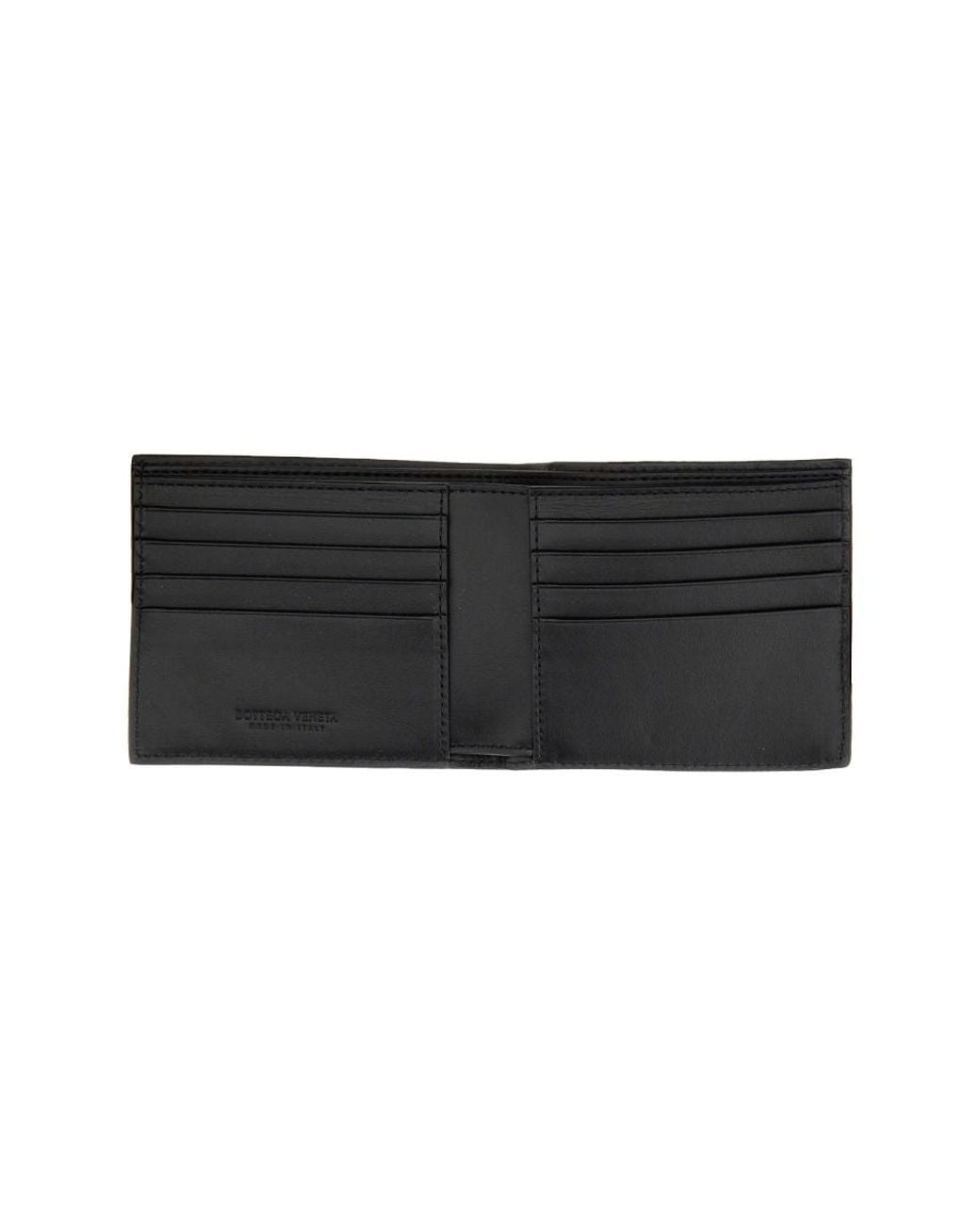 Bottega Veneta Black Portafoglio Bi-Fold for men