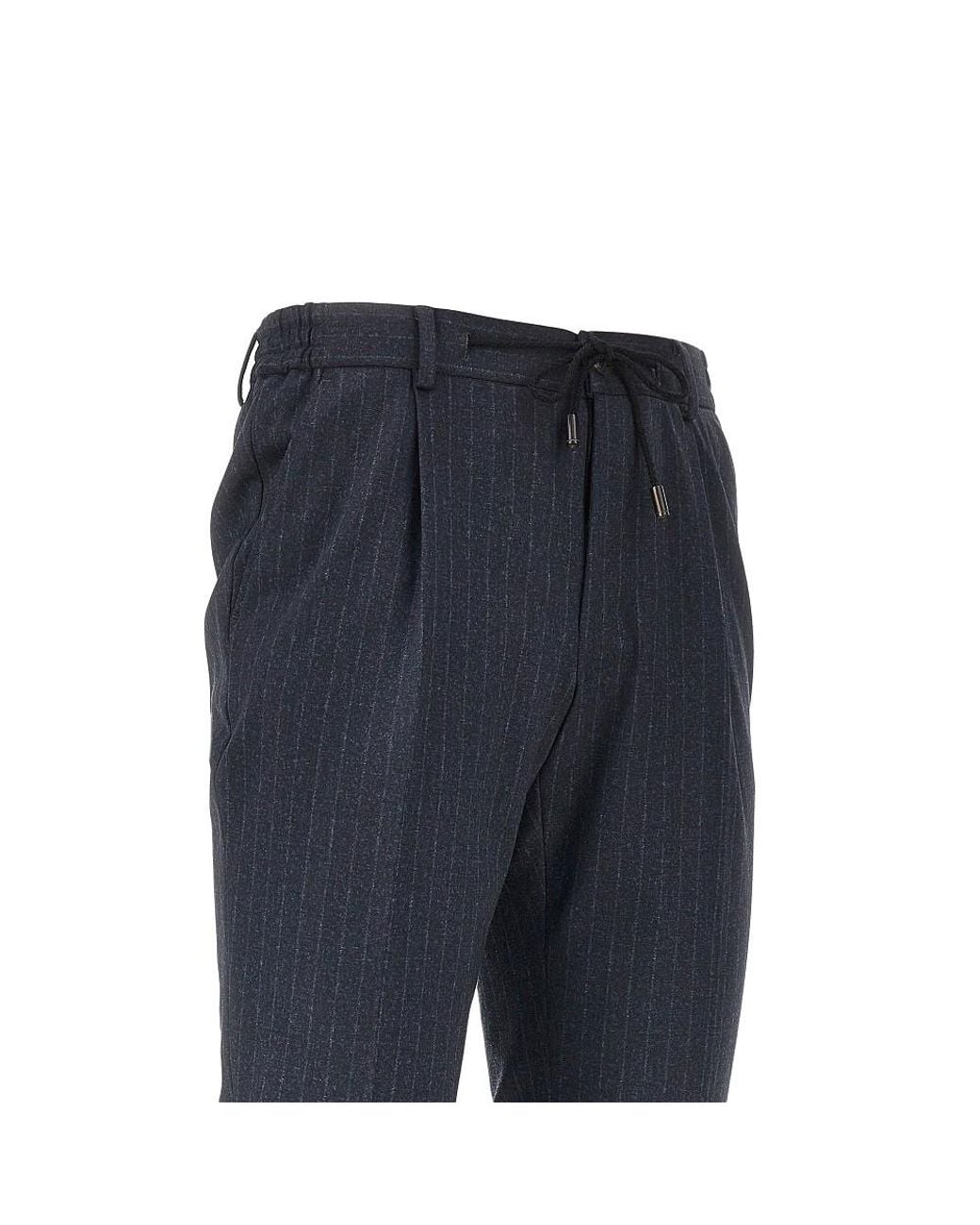 L.b.m. 1911 Blue Active Uniform Pants With Darts for men