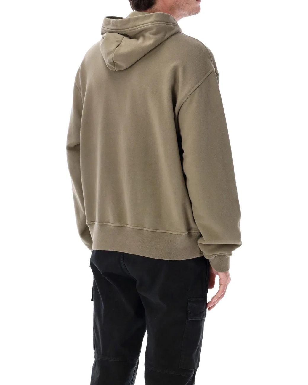 Stone Island Natural Brushed Organic Cotton Hoodie for men