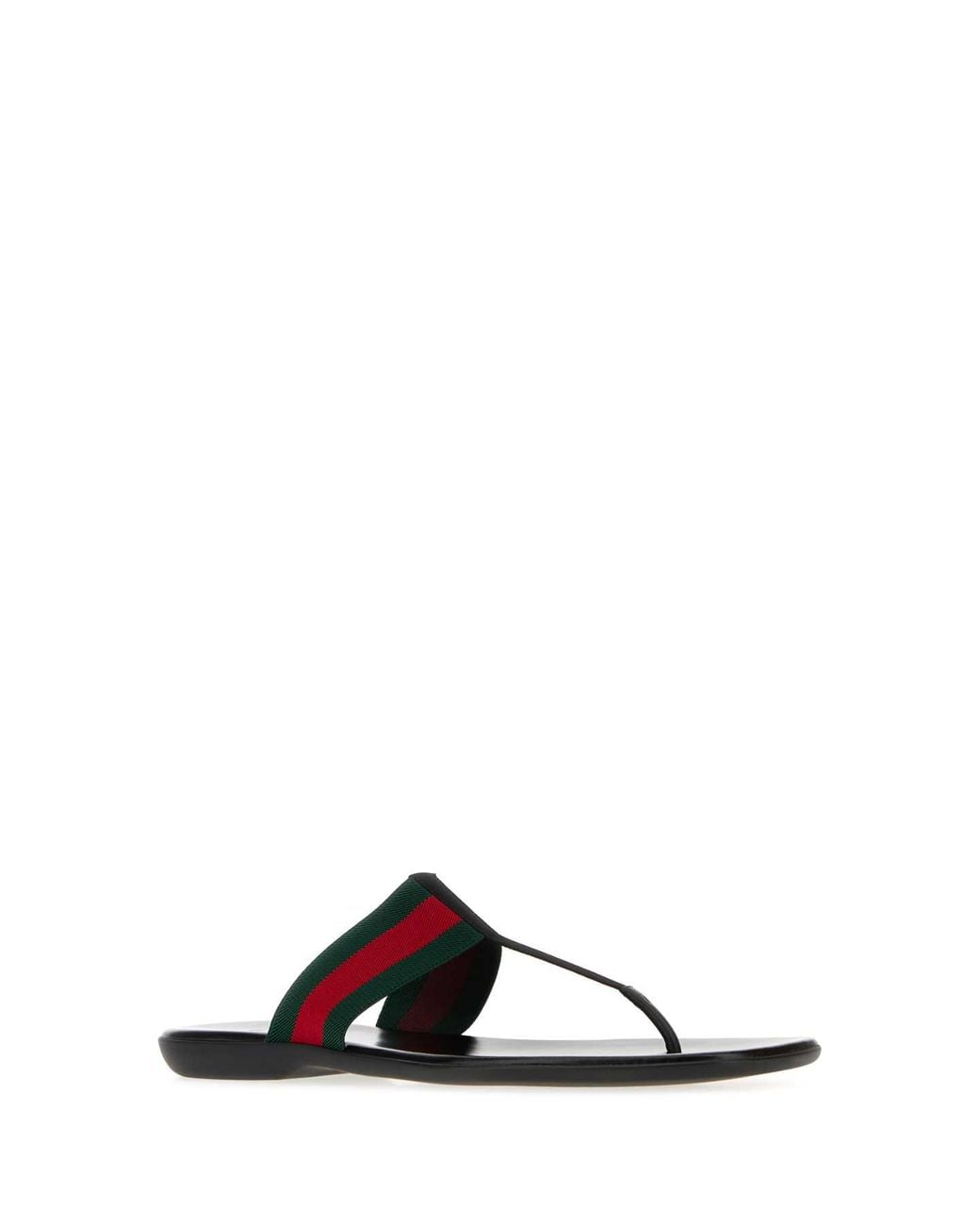 Gucci Black Fabric Thong Slippers for men