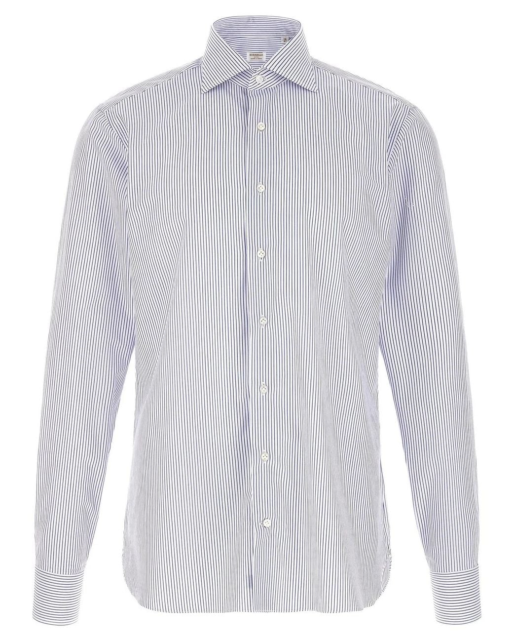 Borriello White Striped Shirt for men