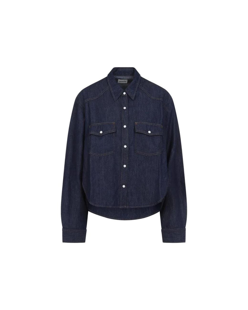 Khaite Blue Grenon Shirt