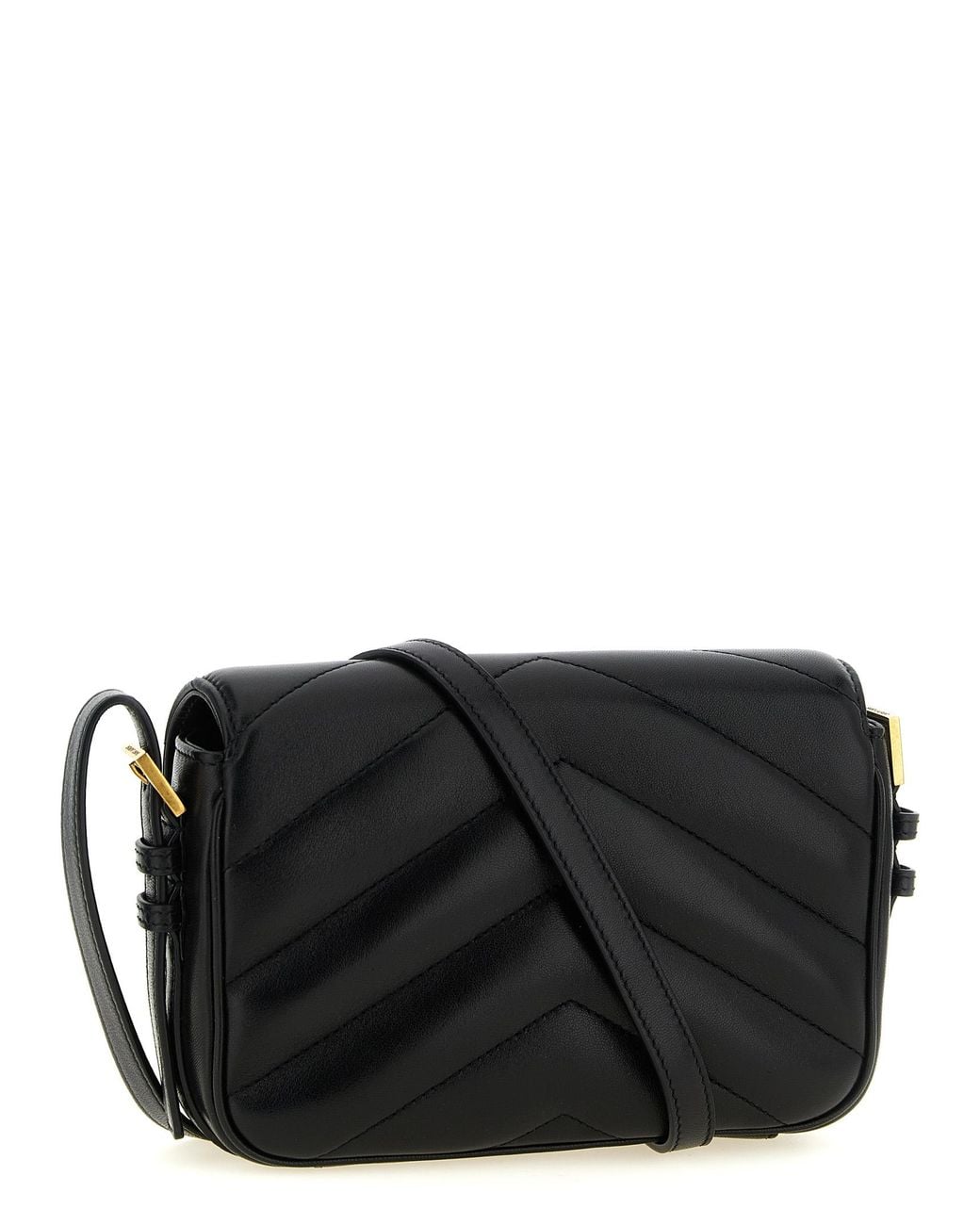 Saint Laurent Black 'Loulou' Toy Crossbody Bag