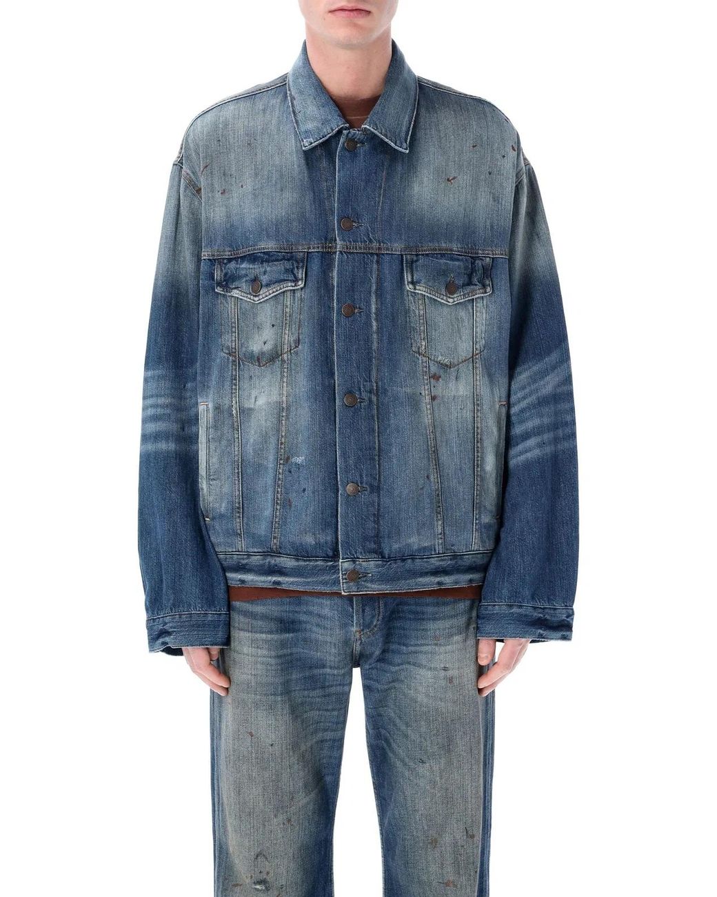 Acne Blue Robert Denim Jacket for men