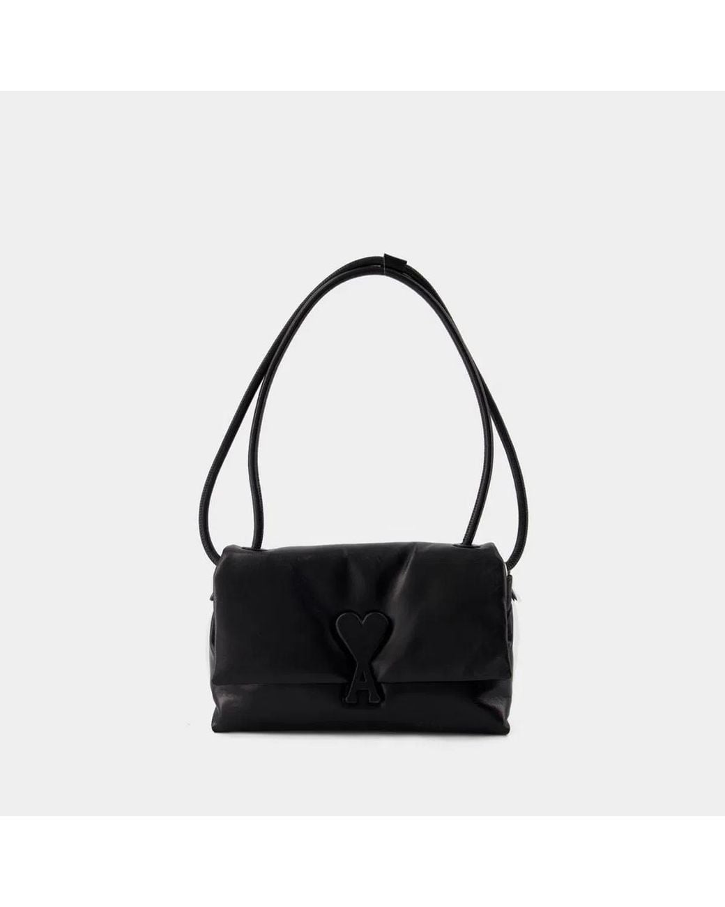 AMI Black Voulez Vous Shoulder Bag
