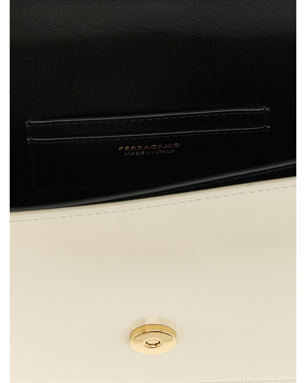 Ferragamo Black 'North-South Double Gancini (Xs) Crossbody Bag