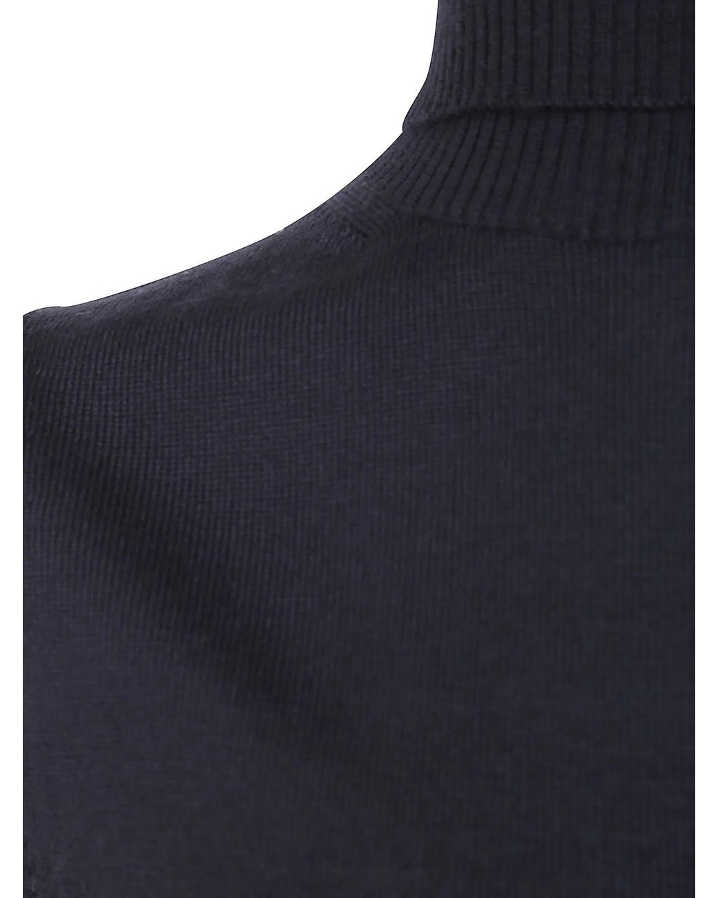Max Mara Black "Spx Eschimo" Turtleneck Sleevesless Sweater