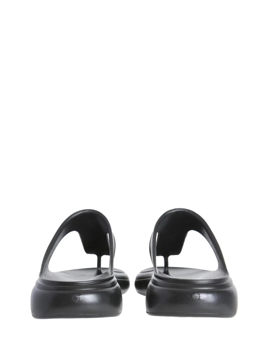 Stuart Weitzman Black Stuflex Tstrap Slide Sandal