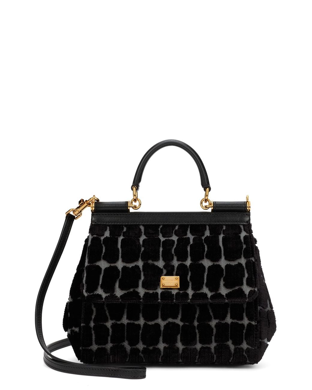 Dolce & Gabbana Black Dolce & Gabbana Bag My Sicily With Shoulder Strap