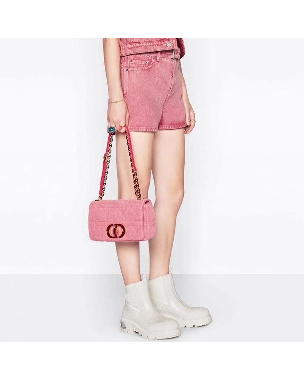 Dior Pink Fuchsia Shopping Bag For