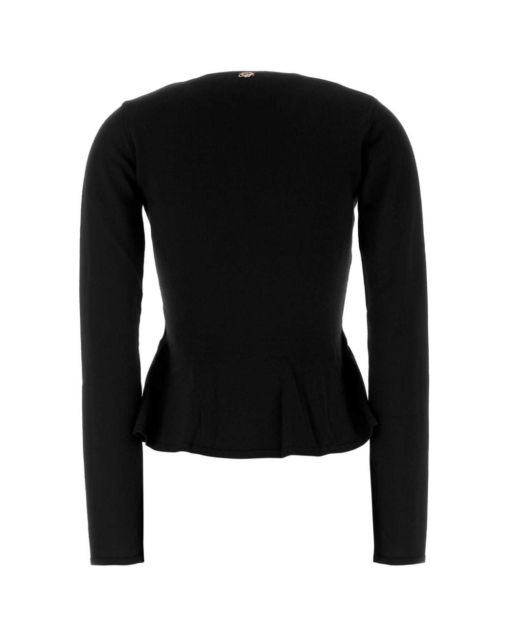 Blumarine Black Wool Sweater