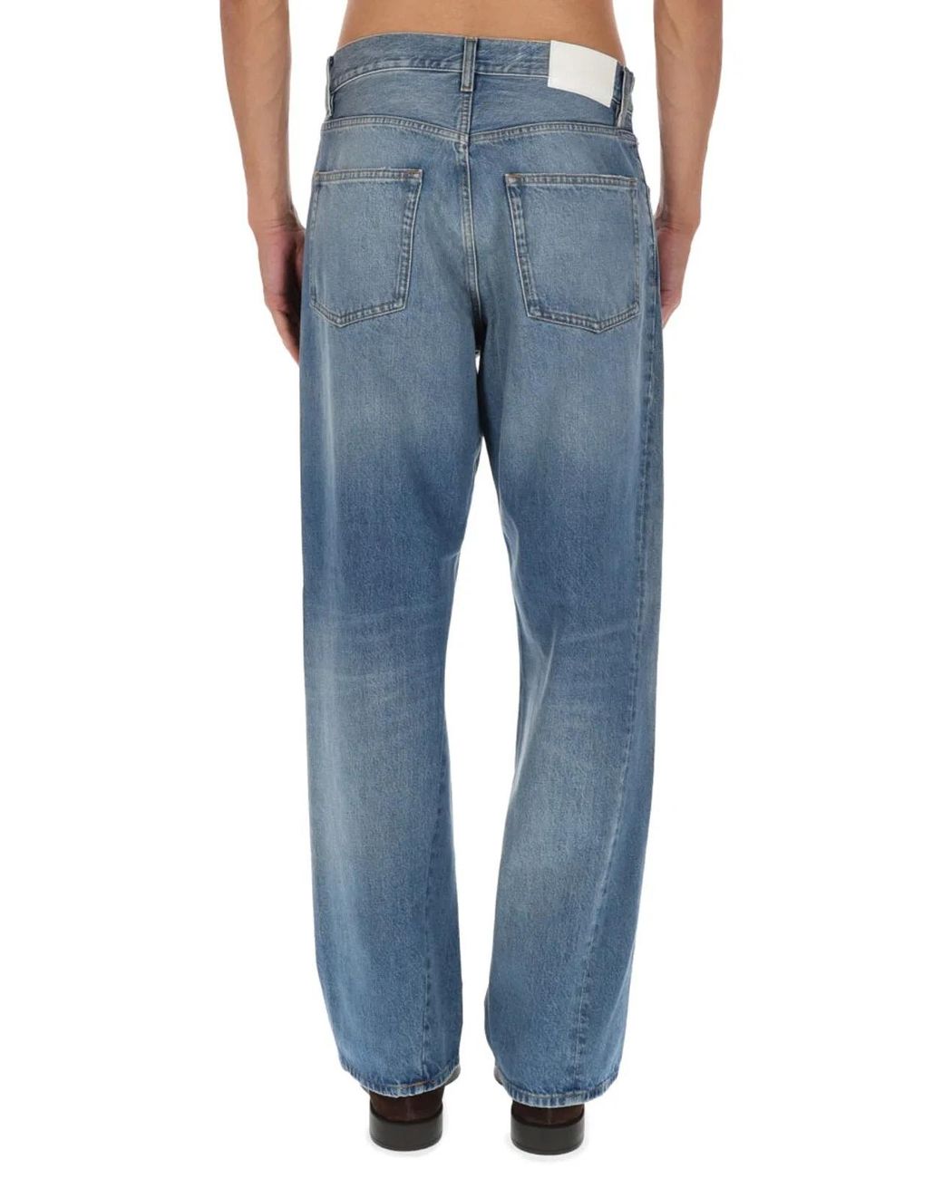 sunflower Blue Wide Twist Jeans for men