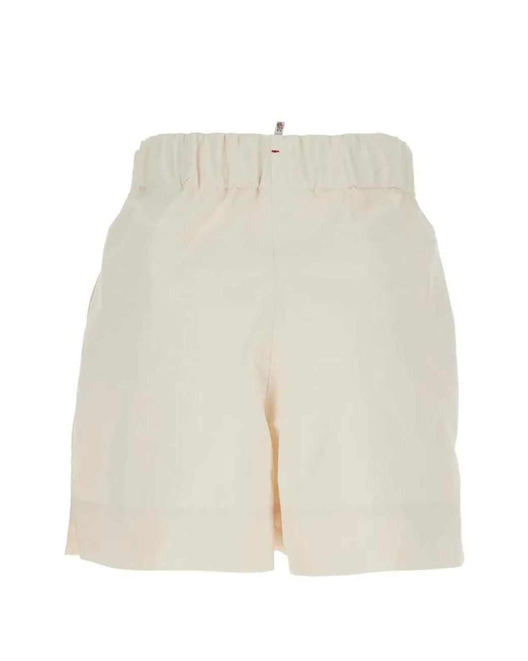Moncler White Shorts With Drawstring