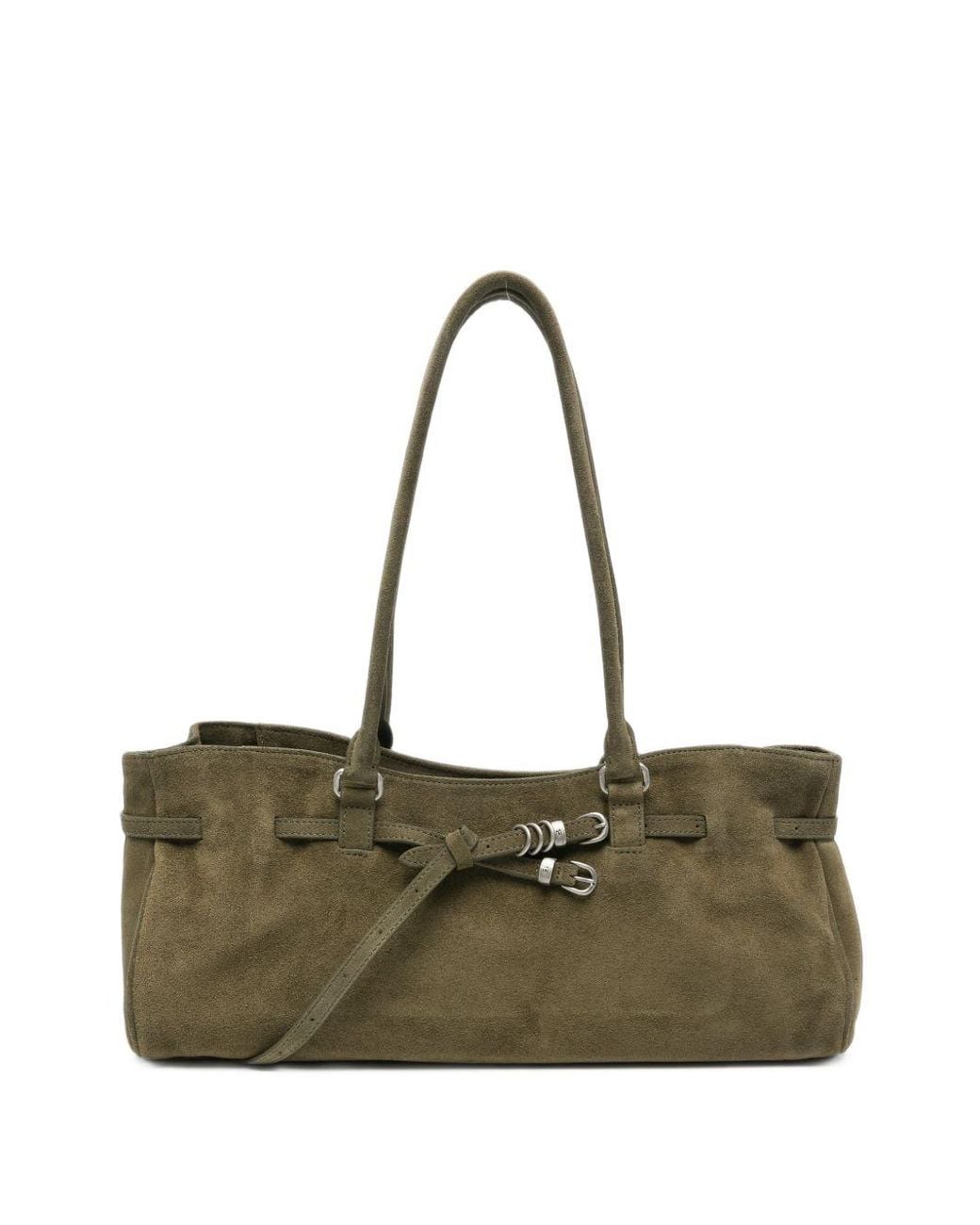 MARGE SHERWOOD Green Grandma Soft Leather Tote Bag