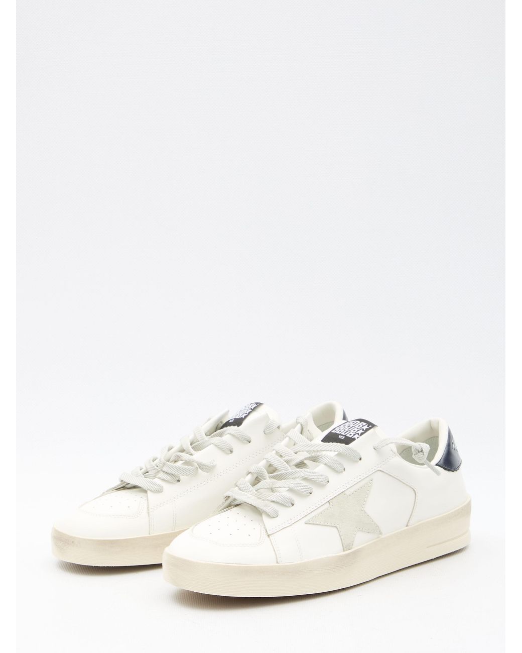 Golden Goose Deluxe Brand White Stardan Sneakers for men