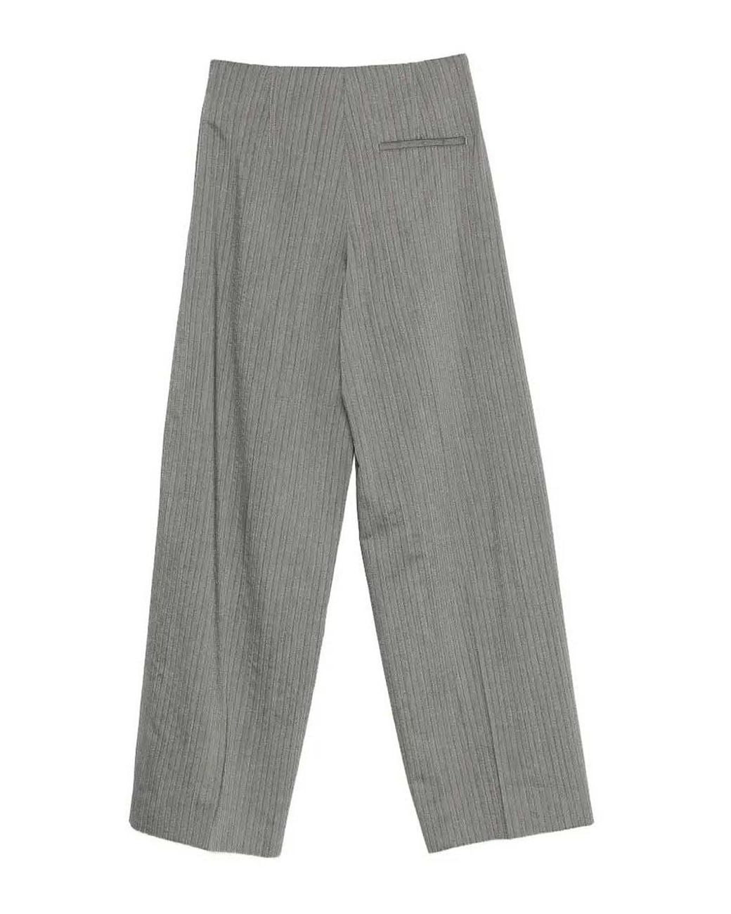 Alberta Ferretti Gray Fabric Trousers