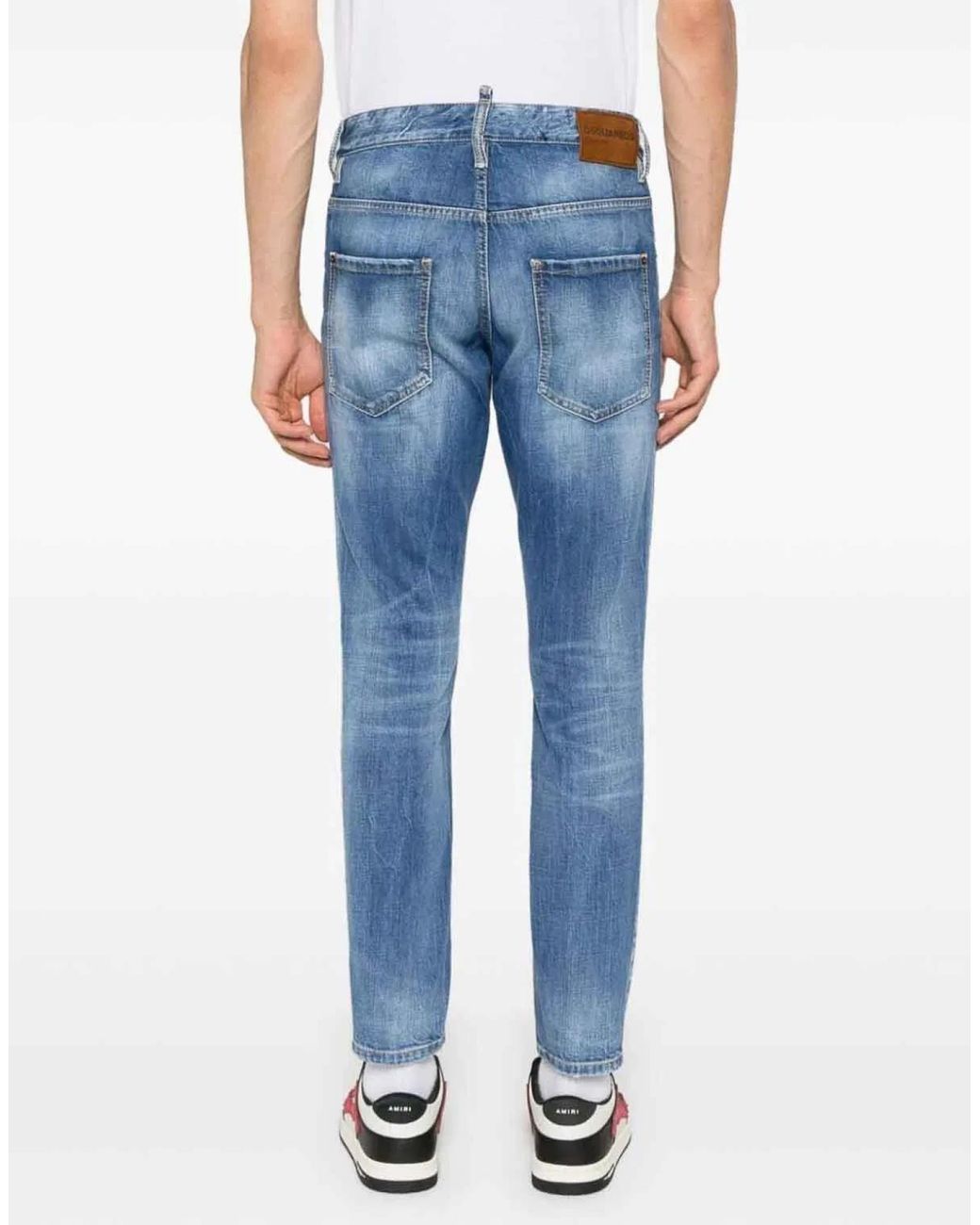 DSquared² Blue Skater Slim Fit Jeans for men