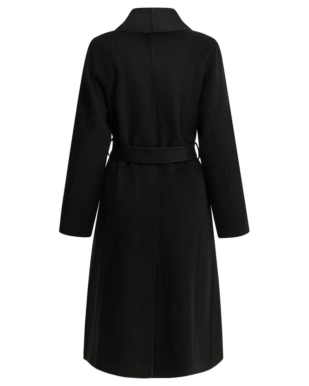 IVY & OAK Black Wool Jackets Coats