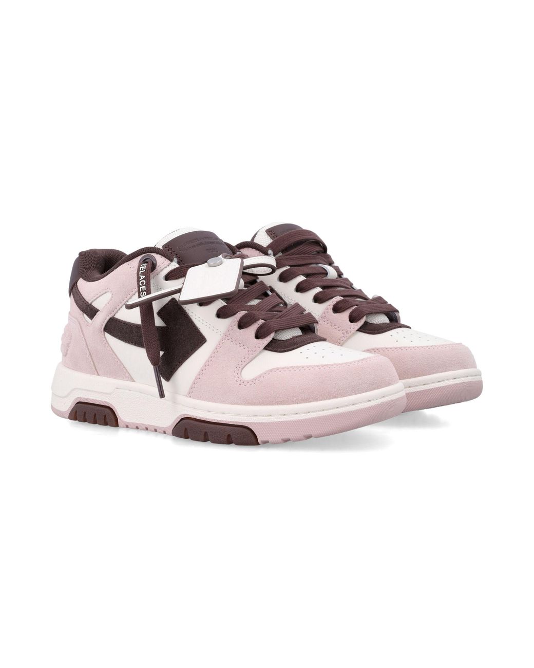 Off-White c/o Virgil Abloh Pink Low Top Lace-Up Sneaker
