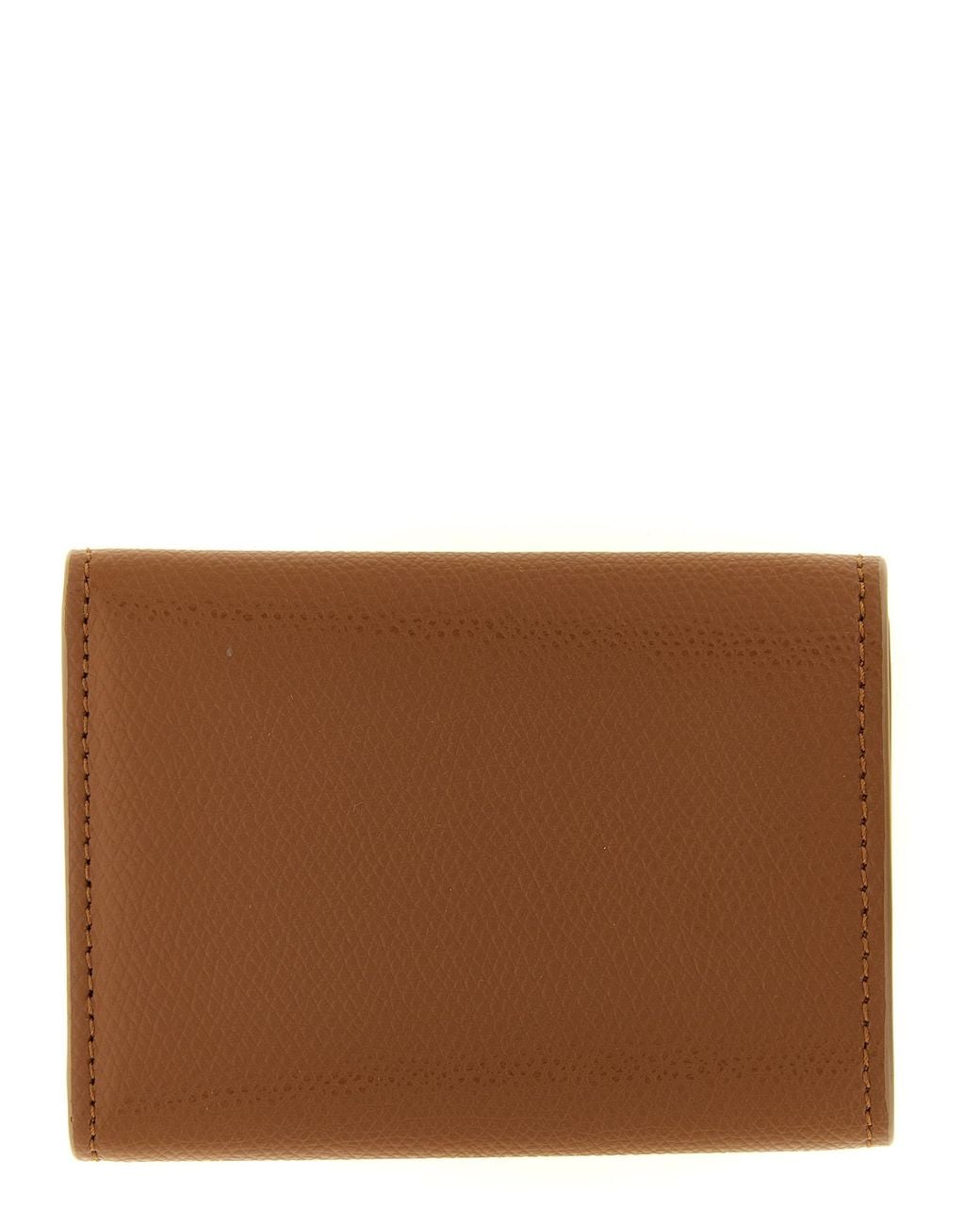Fendi Brown 'Ff' Trifold Mini Wallet