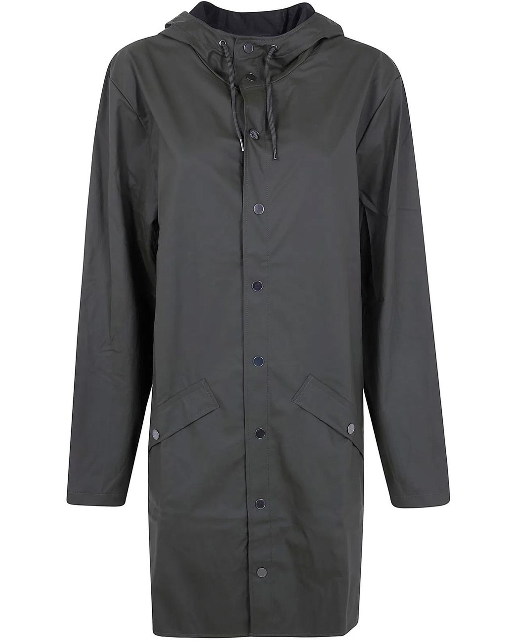 Rains Gray "W3" Long Jacket