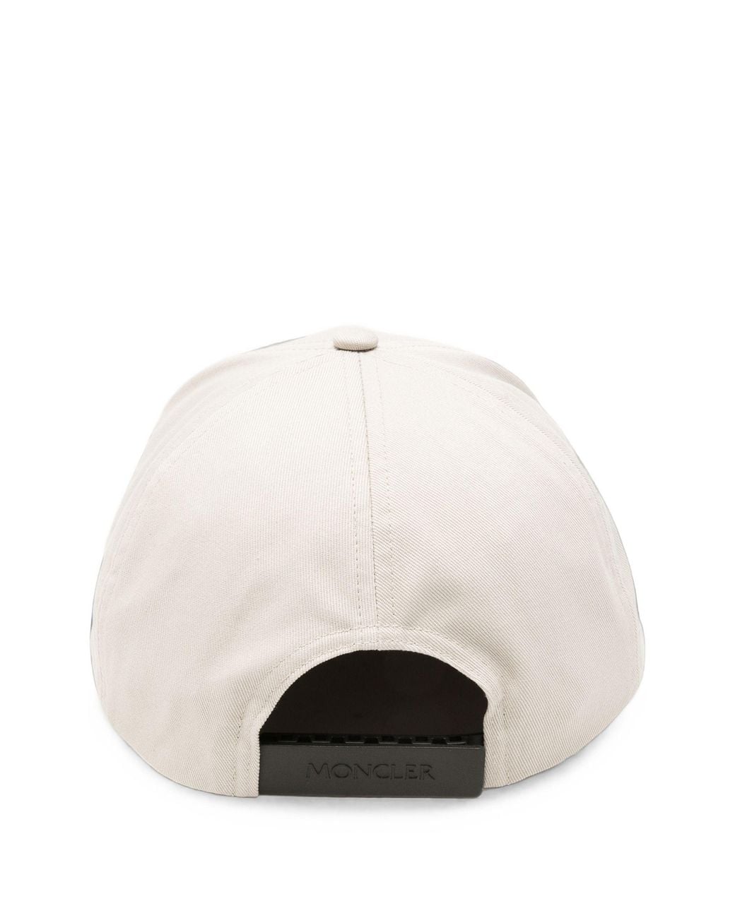 Moncler Natural Logo-Patch Baseball Cap for men