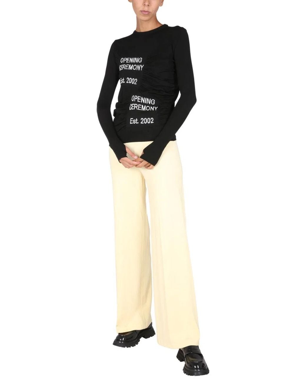 Opening Ceremony Black Crew Neck Sweater