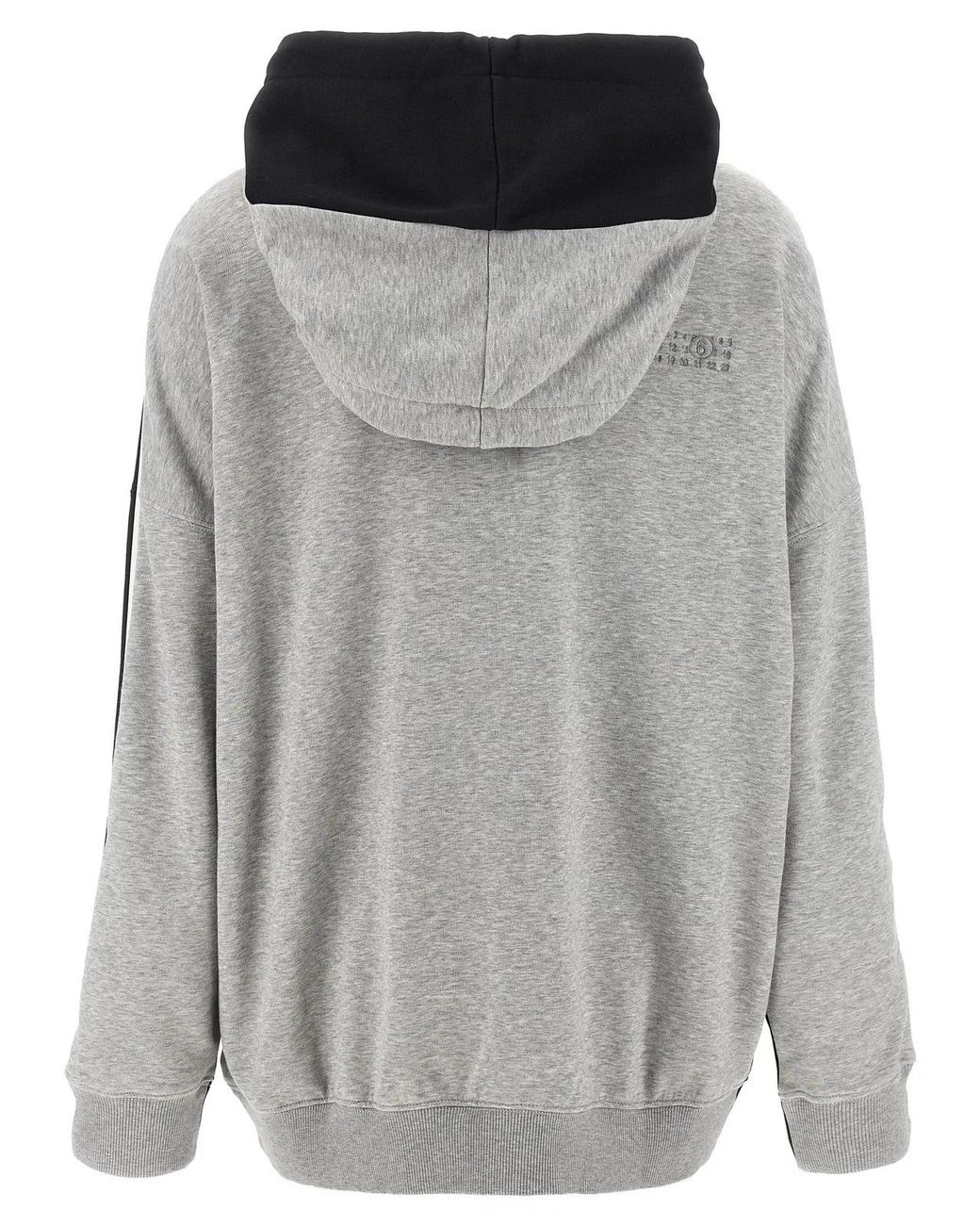 MM6 by Maison Margiela Black 'Double Front' Hoodie