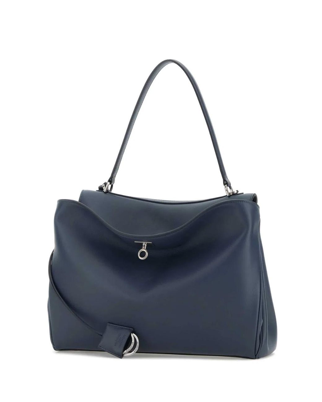 Balenciaga Air Force Blue Leather Medium Rodeo Handbag