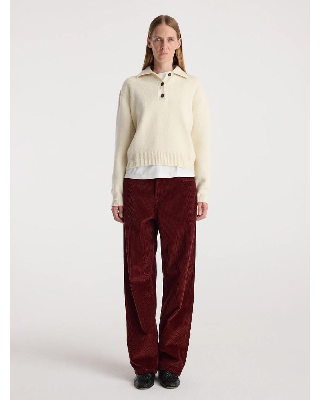 Rohe Red Pantaloni Larghi "Bruun"