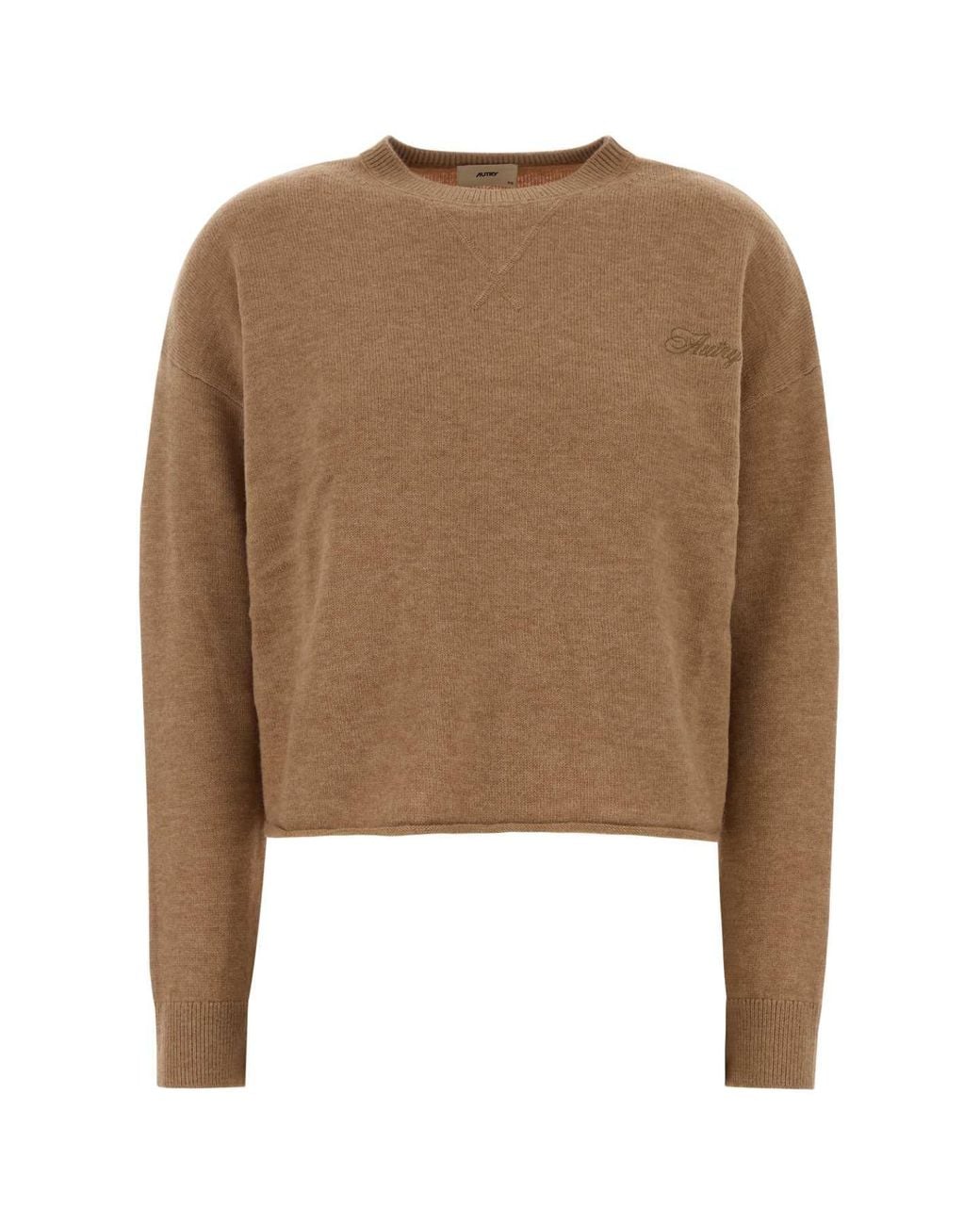 Autry Natural Wool Blend Crewneck Sweater