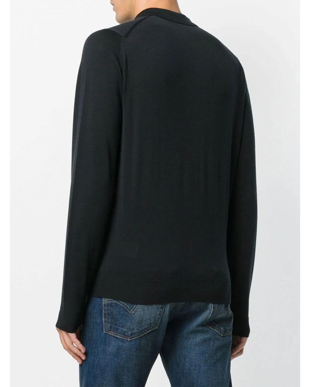 John Smedley Black Belper for men