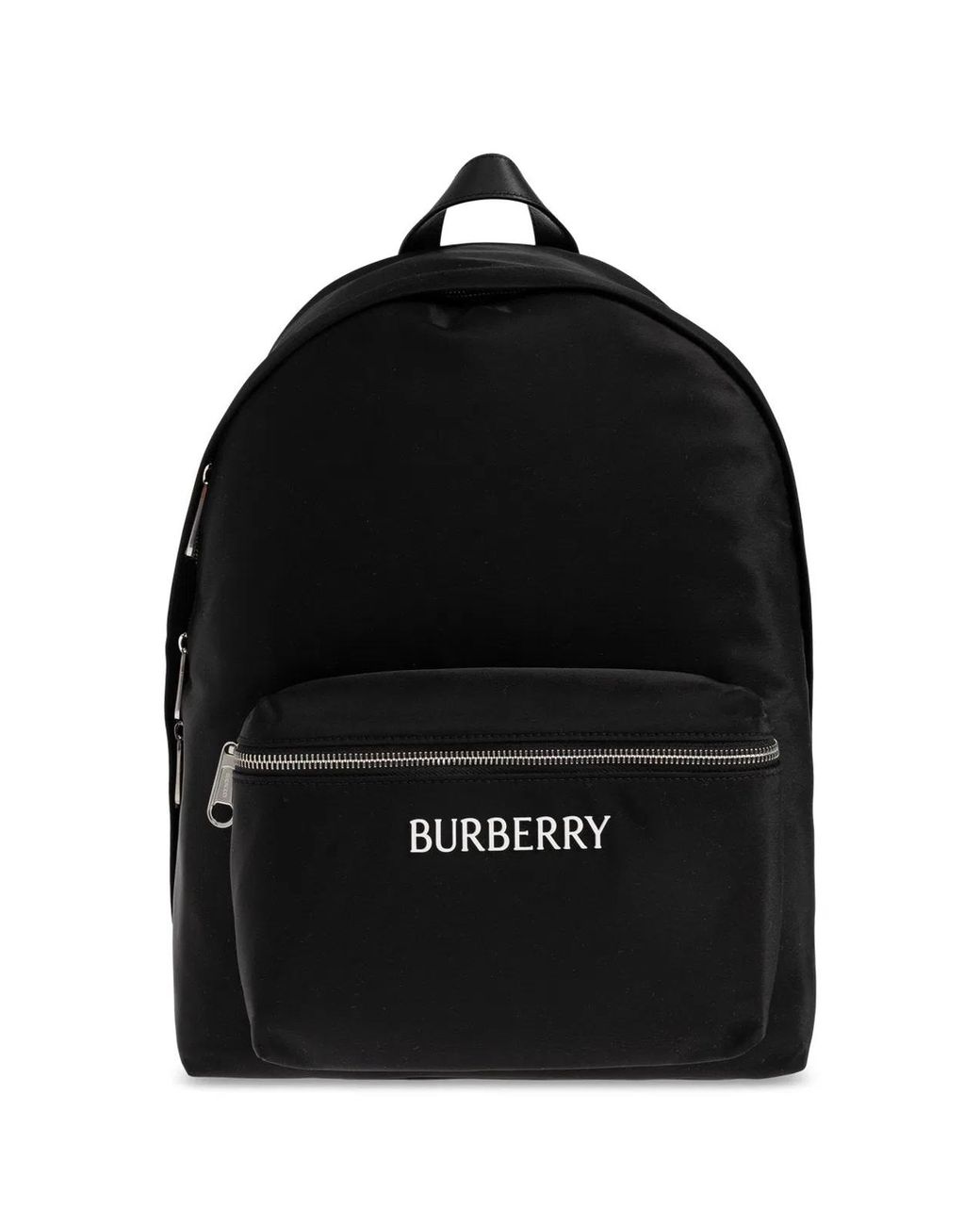 Burberry Black Backpack With Logo for men