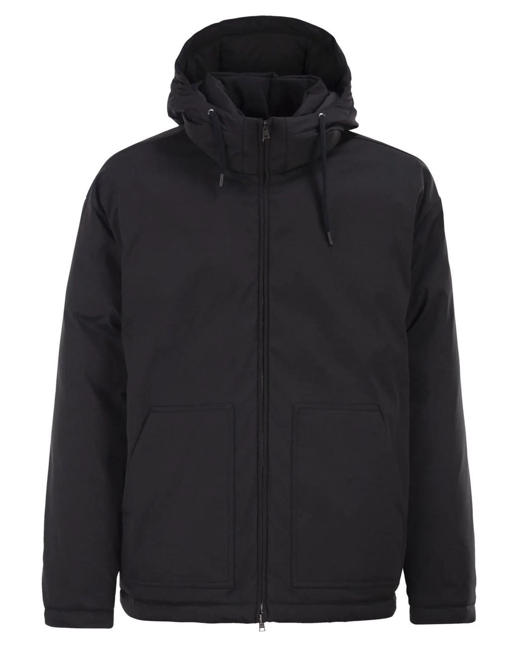 Herno Black Cotton Feel Jacket for men