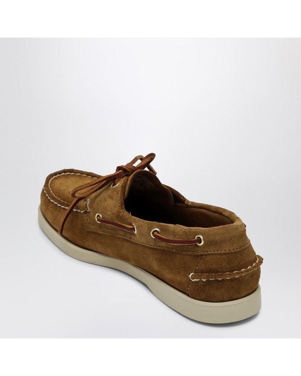 Sebago Brown Portland Artisan Loafer Curry for men