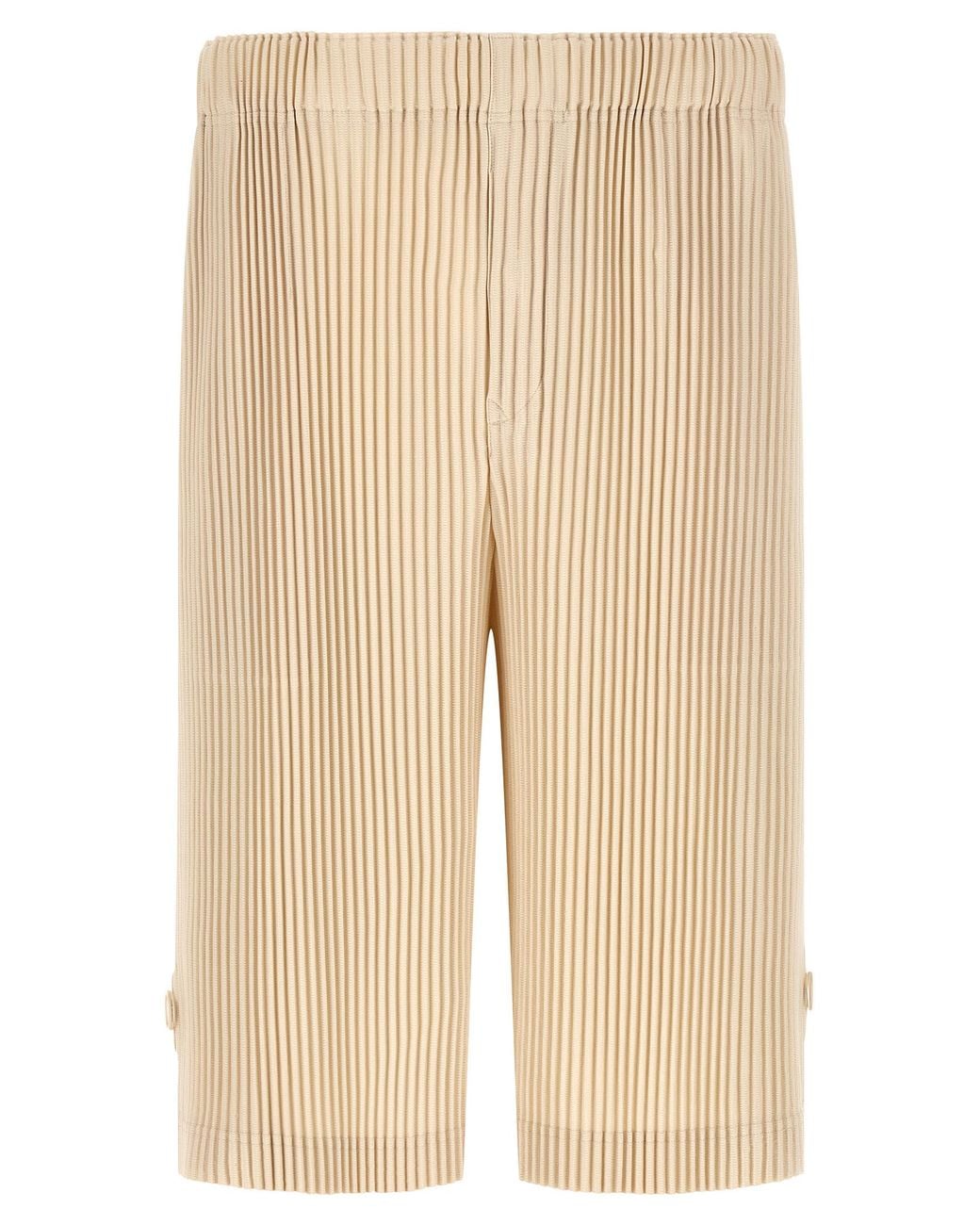 Homme Plissé Issey Miyake Natural 'Wear Or Wrap' Bermuda Shorts for men